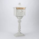 Piccadilly Cast Aluminium Mail Box White